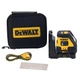 Аккумуляторный лазерный уровень DeWALT DCLE 14201 GB, монтажная пластина, пенал (DCLE14201GB) - изображение 1