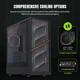 GAMEMAX Корпус комп'ютерний Mini Tower без блока живлення m-atx,itx, Tempered Glass,Mesh,USB2.0*1,USB3.0*1, aeris 330 mb - изображение 6