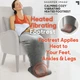 Ковдра для ніг з електричним підігрівом та масажем Calming Cozy - зображення 3