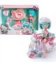 Ігровий набір 4SF MANGA DOLLS серії "Hello Kitty" – КРАСУНЯ ПІНК НА СКУТЕРІ (з аксес.) - изображение 1