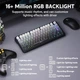 Клавіатура Бездротова ATTACK SHARK M86 GRADIENT Gray Механічна (2.4G/Bluetooth/USB type-c) RGB Підсвічування - зображення 5