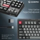 Клавиатура игровая механическая GamePro MK-285-BK Asgard Ragnar Keychron Super Red Switch Bluetooth 5.2/2.4 ГГц/USB Black - изображение 4