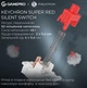Клавиатура игровая механическая GamePro MK-285-WH Asgard Ragnar Keychron Super Red Switch Bluetooth 5.2/2.4 ГГц/USB White - изображение 6