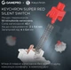 Клавиатура игровая механическая GamePro MK-285-BL Asgard Ragnar Keychron Super Red Switch Bluetooth 5.2/2.4 ГГц/USB Blue - изображение 7