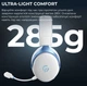Бездротові ігрові навушники GamePro HSW-191-WHB Asgard Skadi Wireless 7.1 White-Blue - зображення 9