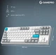 Клавиатура игровая механическая GamePro MK-285-WH Asgard Ragnar Keychron Super Red Switch Bluetooth 5.2/2.4 ГГц/USB White - изображение 15