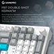 Клавиатура игровая механическая GamePro MK-305-WH Asgard Drakkar Keychron Super Red Switch Bluetooth 5.2/2.4 ГГц/USB White - изображение 12