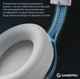 Бездротові ігрові навушники GamePro HSW-191-WHB Asgard Skadi Wireless 7.1 White-Blue - зображення 17
