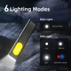 Ліхтар-брелок Warsun T7 LED COB 600LM, вбудований акумулятор 450mAh, портативний для кемпінгу - зображення 6