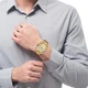 Чоловічий годинник Casio MTP-V004G-9B золотиста класика - зображення 5