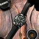 Чоловічий годинник Casio MTP-VD01BL-1B чорна елегантність - изображение 2