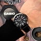 Чоловічий годинник Casio MTP-VD01BL-1B чорна елегантність - изображение 3