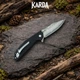 Ніж Складаний Karda J284 Black Damascus - изображение 2