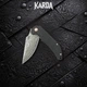 Ніж Складаний Karda J337 Carbon Damascus - изображение 3