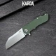 Ніж складаний Karda J323 Green - зображення 1