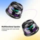 Беспроводная колонка G200 Outdoor Magnetic Bluetooth 5.3 Speaker Wireless Portable Mini Travel with RGB Color Light and Phone Holder for Ios, TWS, IPX5, 7h, PURPLE-BLACK - изображение 3