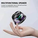 Беспроводная колонка G200 Outdoor Magnetic Bluetooth 5.3 Speaker Wireless Portable Mini Travel with RGB Color Light and Phone Holder for Ios, TWS, IPX5, 7h, PURPLE-BLACK - изображение 4