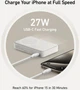 Портативное зарядное устройство Anker MagGo 10000mAh поддержка MagSafe/Qi2 с дисплем USB-C Белый (A1654G21) - изображение 6