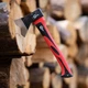 Сокира 600 г, ручка з фібергласу INTERTOOL HT-0261 - зображення 4