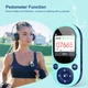 MP3 плеер Benjie A11 Bluetooth 5.3 Hi-Fi 64Gb с клипсой синий + бирюзовый - изображение 7