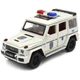 Металева машинка патрульної поліції Mercedes Gelandewagen G-Class 1:24 інерція, світло, звук Авто Експерт - зображення 4