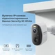 IP-камера вулична Baseus Security N1 2K 3 Мп, додаткова до станції H1 HomeStation (7800 мА·год, 210 днів, білий) - изображение 5