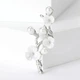 Брошь BROCHE бижутерия Цветы Сливы серебристая BRBF114463 - изображение 5