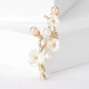Брошь BROCHE бижутерия Цветы Сливы золотистая BRBF114464 - изображение 3