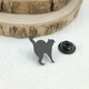 Значок из стали BROCHE брошь бижутерия Животные Кот чёрный BRGV115236 - изображение 3
