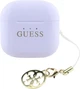 Słuchawki Guess Glossy Effect Printed Classic Logo & Charm TWS Lavender (GUTWSXMCCLU) - obraz 4
