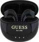 Słuchawki Guess Glossy Effect Egg Shape Printed Classic Logo TWS Black (GUTWSOGELEK) - obraz 1