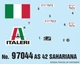 Збірна модель 1:72 бронеавтомобіль AS 42 Sahariana Italeri 97044 - изображение 3