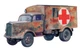 Збірна модель 1:72 автомобіль Kfz. 305 Ambulance Italeri 7055 - изображение 2