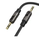 Аудиокабель BOROFONE BL22 3.5mm male to 3.5mm male, TPE, 1m, Black 6941991117725 - изображение 1
