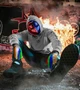 LED Маска "Судная ночь" (The Purge) + Перчатки светящиеся, Неон, Костюм на Хэллоуин - изображение 2