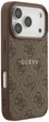 Панель Guess 4G Ring Classic Logo MagSafe для Apple iPhone 17 Pro Brown (3666339491062) - зображення 4