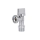 Кран приладовий Thermo Alliance Base 1/2" × 3/4" НН, кульовий, ручка-барашок, латунний, хром - зображення 1
