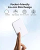 Магнітний ультратонкий павербанк Anker Nano Air 2 A1665 5000 mah 20 Вт з шивдкою та бездротовою зарядкою MagSafe для iPhone 12-17 УМБ Білий - зображення 3