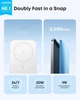 Магнітний ультратонкий павербанк Anker Nano Air 2 A1665 5000 mah 20 Вт з шивдкою та бездротовою зарядкою MagSafe для iPhone 12-17 УМБ Білий - зображення 5