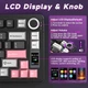 Механічна ігрова клавіатура Aula S75 Pro Black-Pink ENG + UA, з TFT-дисплеєм, 2.4G/Bluetooth/Кабель - изображение 11