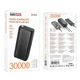 Павербанк 30000mAh з вбудованим ліхтарем BOROFONE BJ86A 2USB Чорний - зображення 2