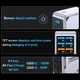 Настільний зарядний пристрій BIKKON BK-122D 300W GAN (PPS PD3.0 QC5.0) Power Display 4C+2A Silver (43732) - зображення 10