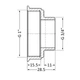 Перехід SD Plus 1"х3/4" ВЗ SD4092520 - зображення 2