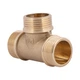 Трійник латунний 3/4"ЗЗЗ (жовт.) SD41220 Thermo Alliance - зображення 9