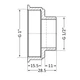 Thermo Alliance Переходник 1"Вх1/2"Н (желт.) SD4092515 - изображение 7