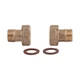 Thermo Alliance Комплект американок, что подходит для счетчика 1/2"Нх3/4"В (желт.) SD42915 - изображение 4