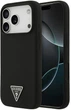 Etui plecki Guess Silicone Triangle Logo MagSafe do Apple iPhone 17 Pro Max Black (3666339517144) - obraz 1