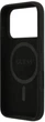 Etui plecki Guess Silicone Triangle Logo MagSafe do Apple iPhone 17 Pro Max Black (3666339517144) - obraz 6