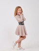 Комплект (топ длинный рукав+юбка) для девочки SMIL 113319-1 Бежевый р.134 - изображение 3