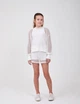 Комплект (майка + свитшот сетка + шорты). для девочки SMIL 113324-1 Белый р.164 - изображение 1